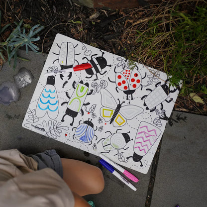 HeyDoodle - Sensory Playmat - Busy Bugs