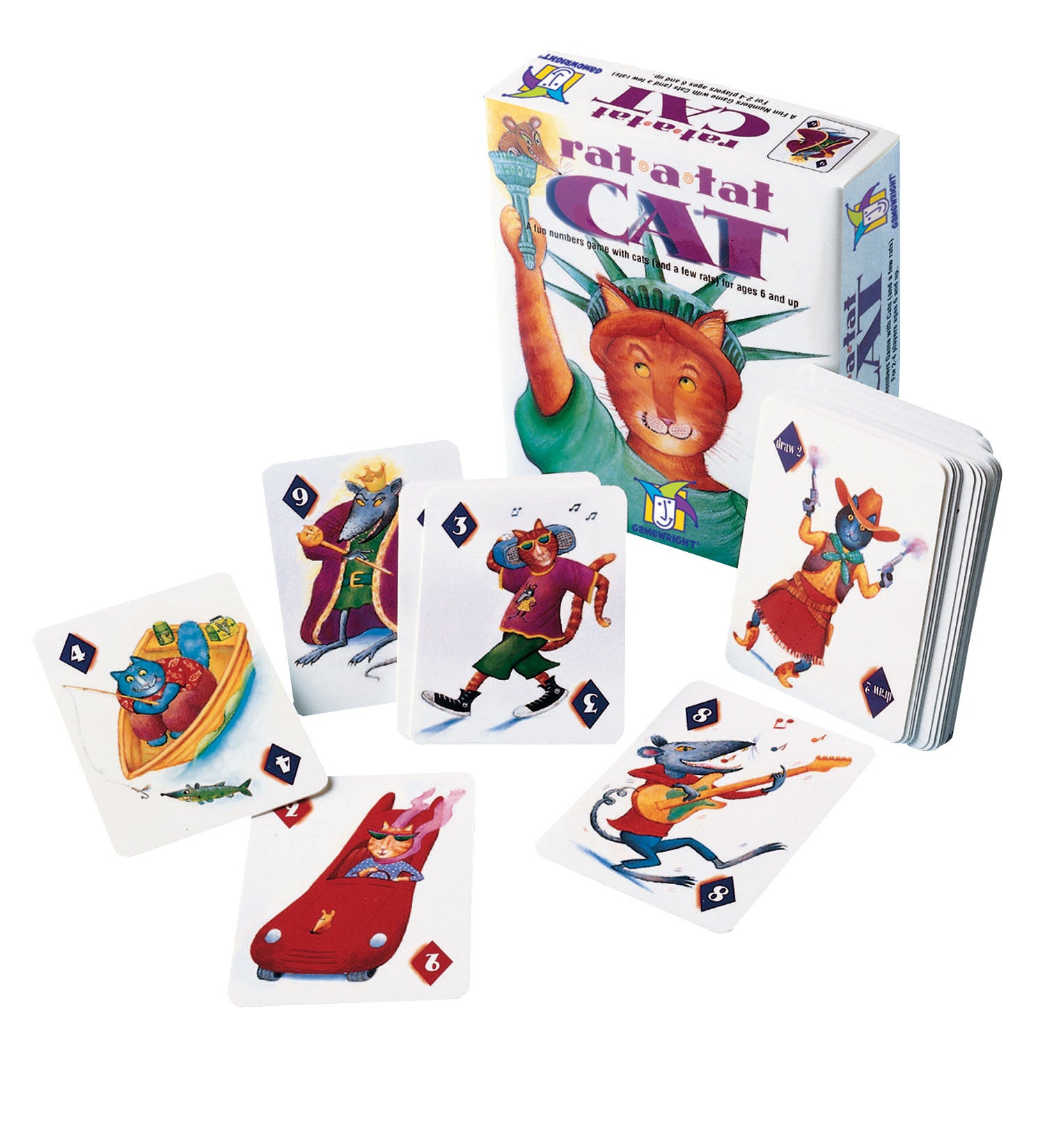 GameWright Rat-A-Tat Cat Card Game