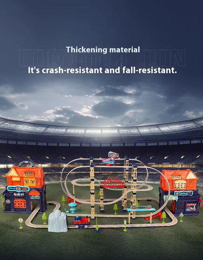 Electric Portable Train Station Track Set