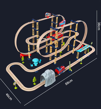 Electric Portable Train Station Track Set
