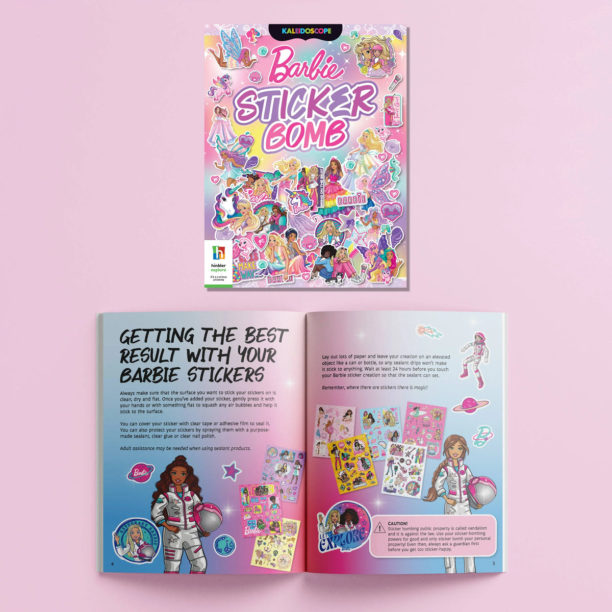 Kaleidoscope Sticker Bomb Barbie