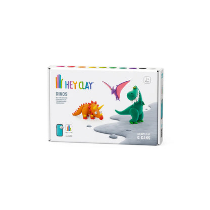 Hey Clay Dinos - Pterodactylus, Triceratops & Tyrannosaurus