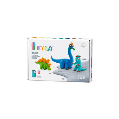 Hey Clay Dinos - Stegosaurus, Pachycephalosaurus & Brachiosaurus