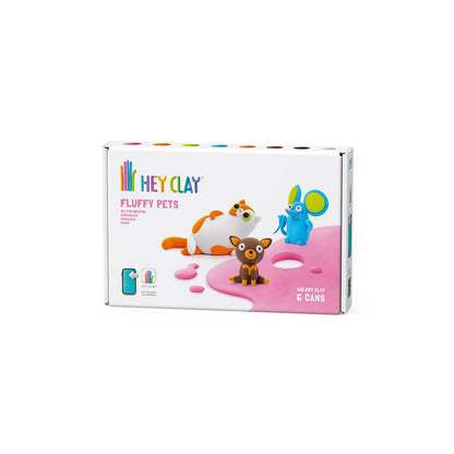 Hey Clay Fluffy Pets - Persian Cat, Mouse & Chihuahua