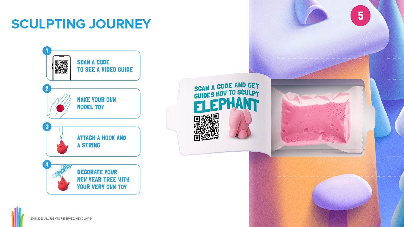 Hey Clay - Advent Calendar, 36 Flow Packs