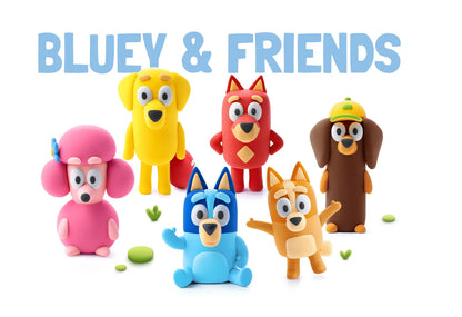 Hey Clay - Bluey & Friends, Series Collection (15 Cans)