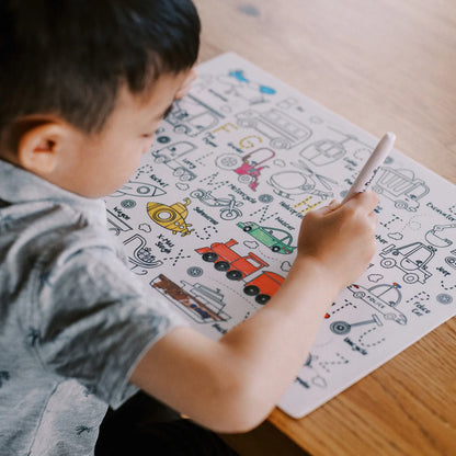 HeyDoodle - Toot Toot Honk Large Playmat