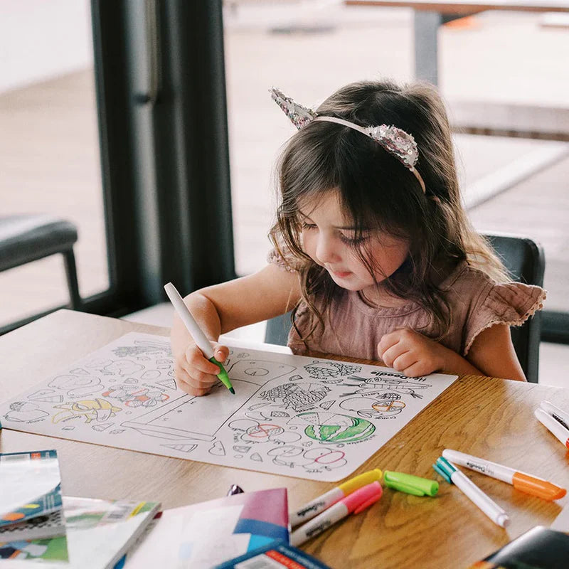 HeyDoodle - Breakfast Blend Large Colouring & Doodle Playmat