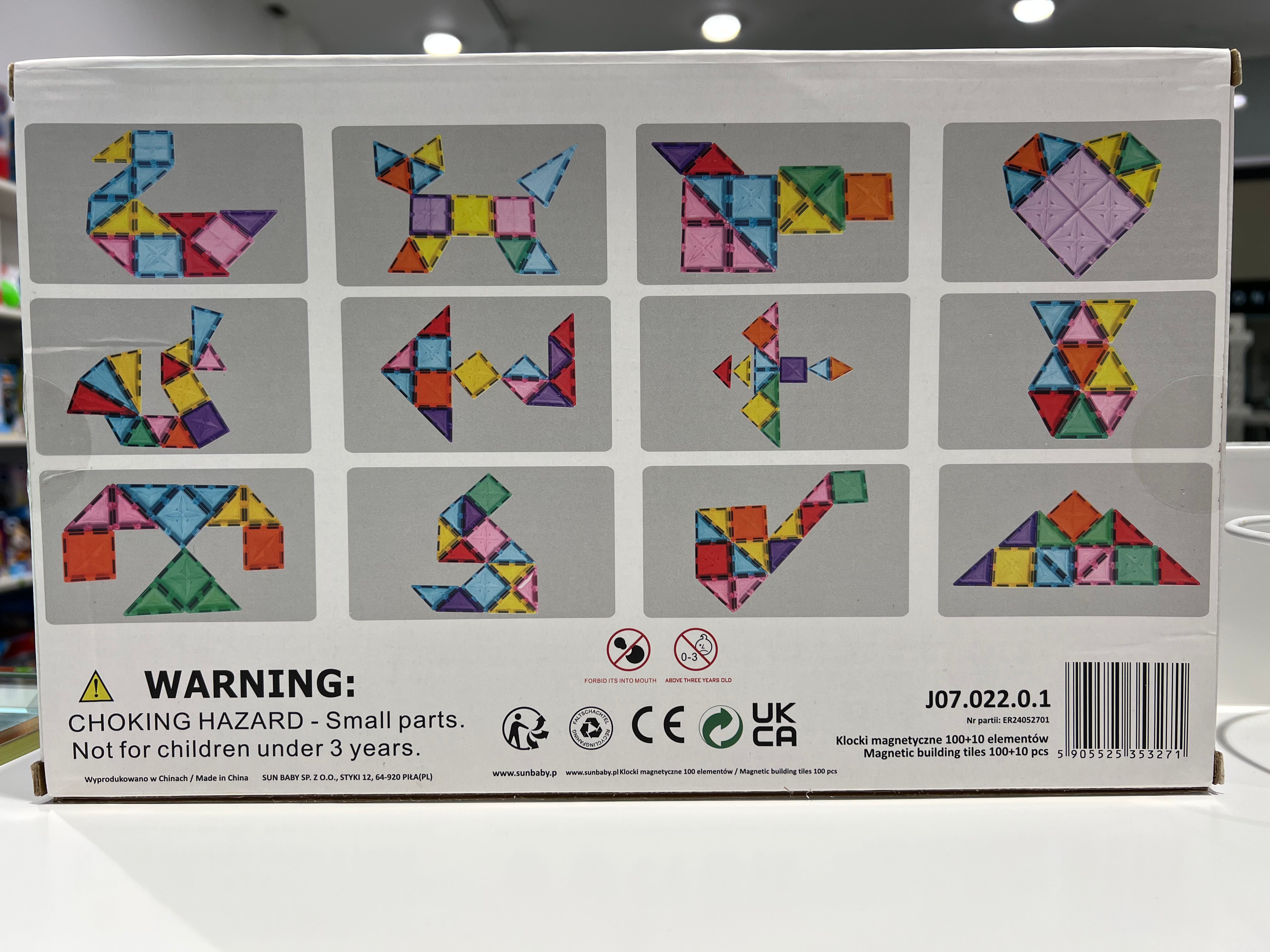 Giromag 110pcs Magnetic Building Tiles