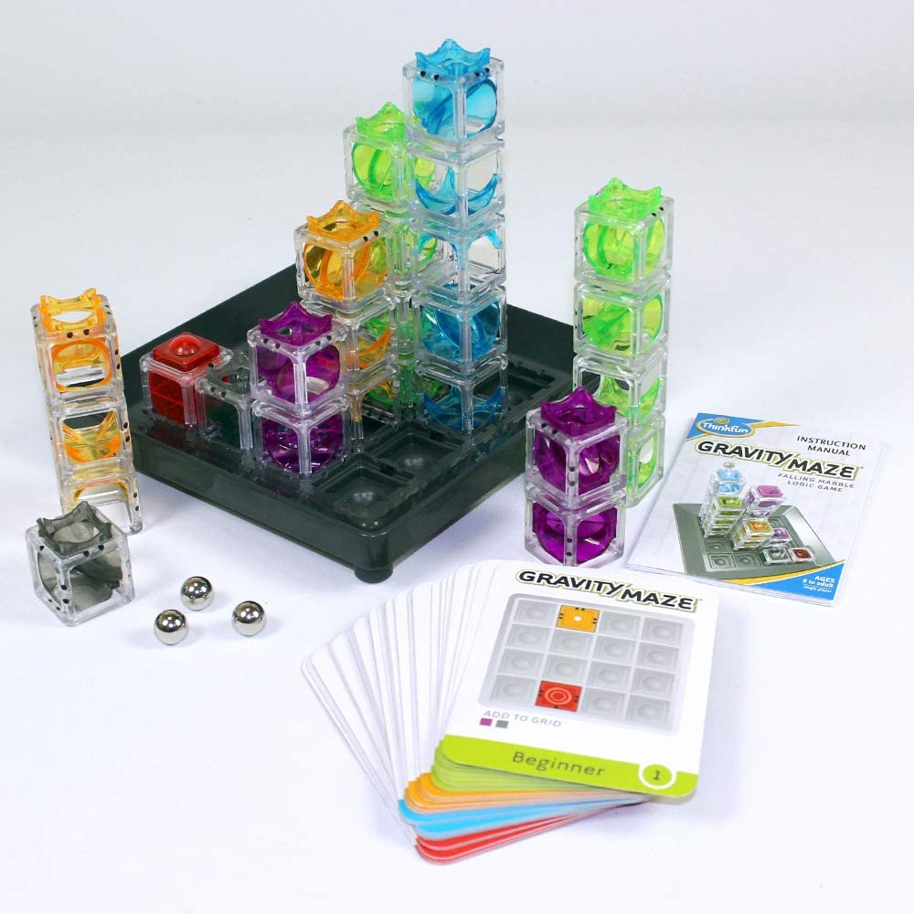 ThinkFun Gravity Maze Falling Marble Logic Game