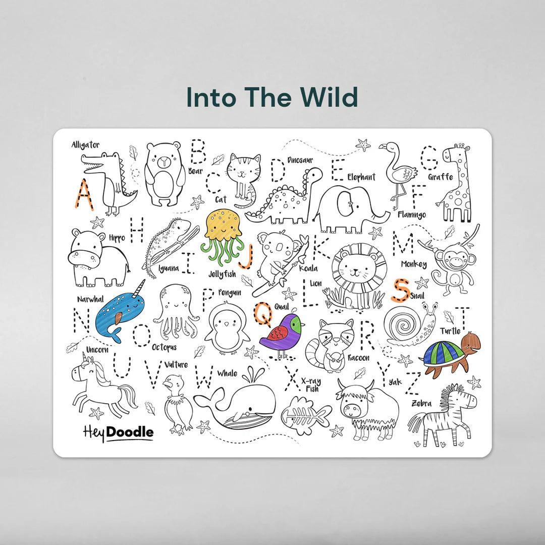 HeyDoodle - Into The Wild Large Playmat
