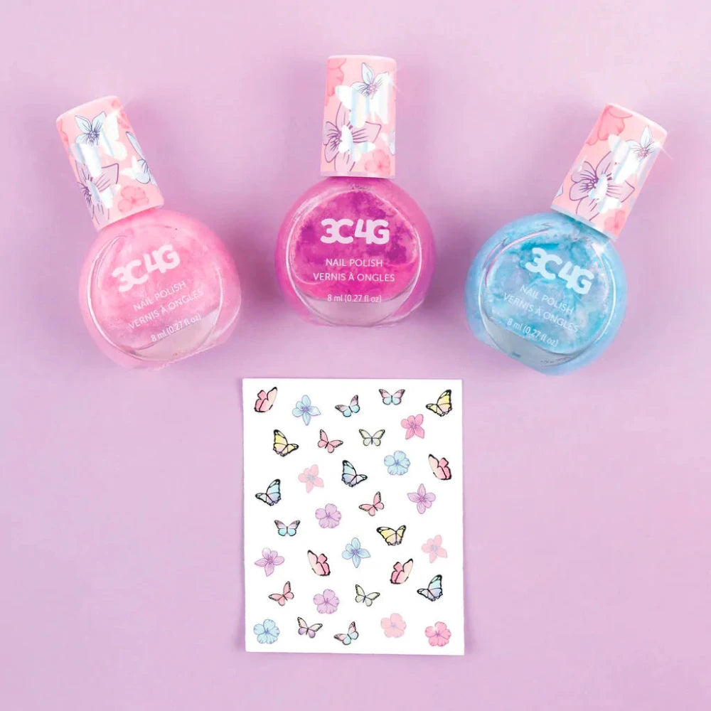 3C4G Butterfly Nail Polish Trio