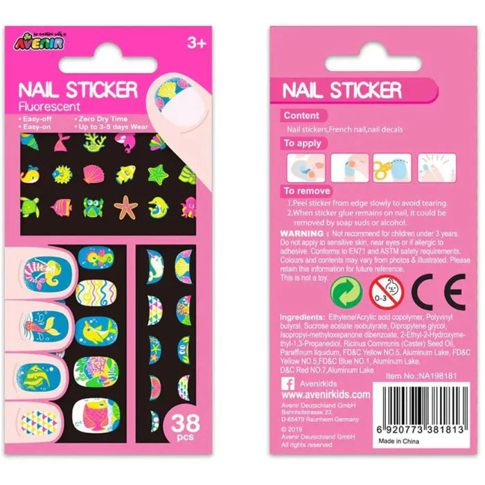 Avenir Nail stickers Flourescent