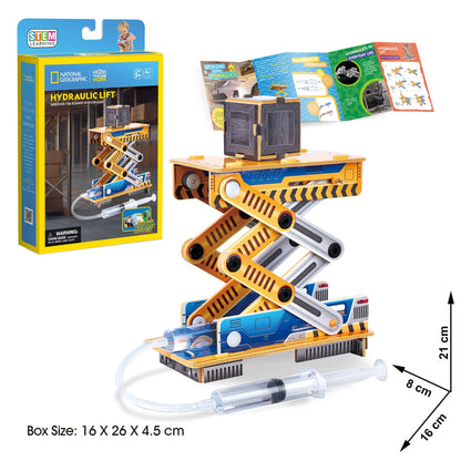 National Geographic Cubic Fun 3D Puzzle - Hydraulic Lift