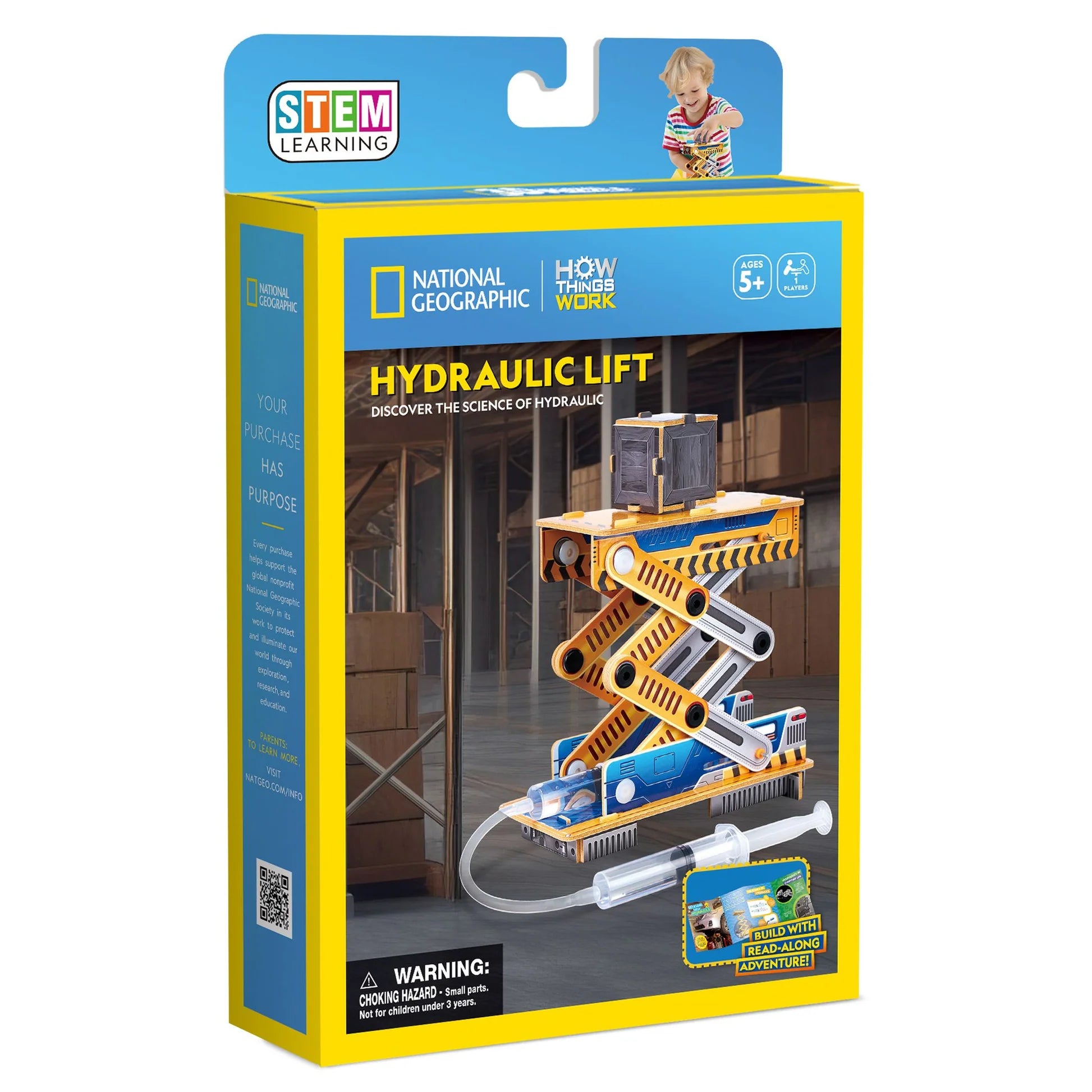 National Geographic Cubic Fun 3D Puzzle - Hydraulic Lift