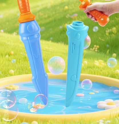 Sward Shape Children Bubble Blowing Toys Inverted Without Spilling Liquid 30ML