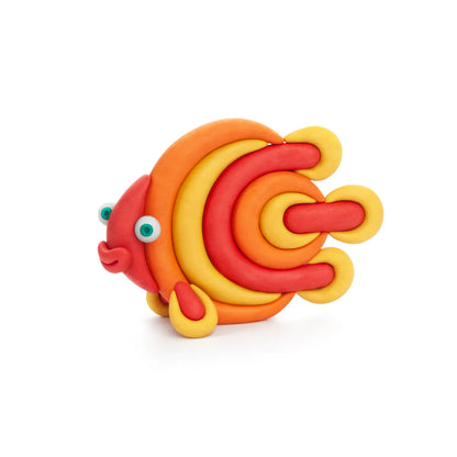 Hey Clay Ocean - Clownfish, Discus Fish & Eel