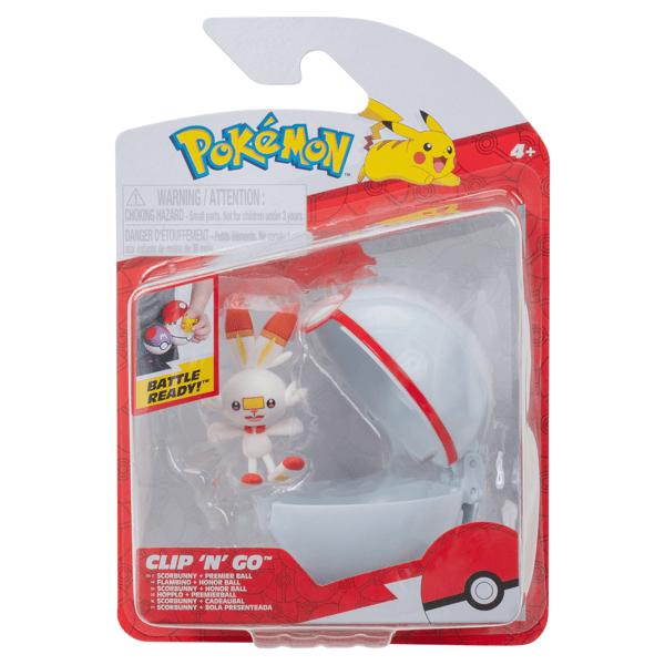 Pokemon Clip N Go Ball, Assorted