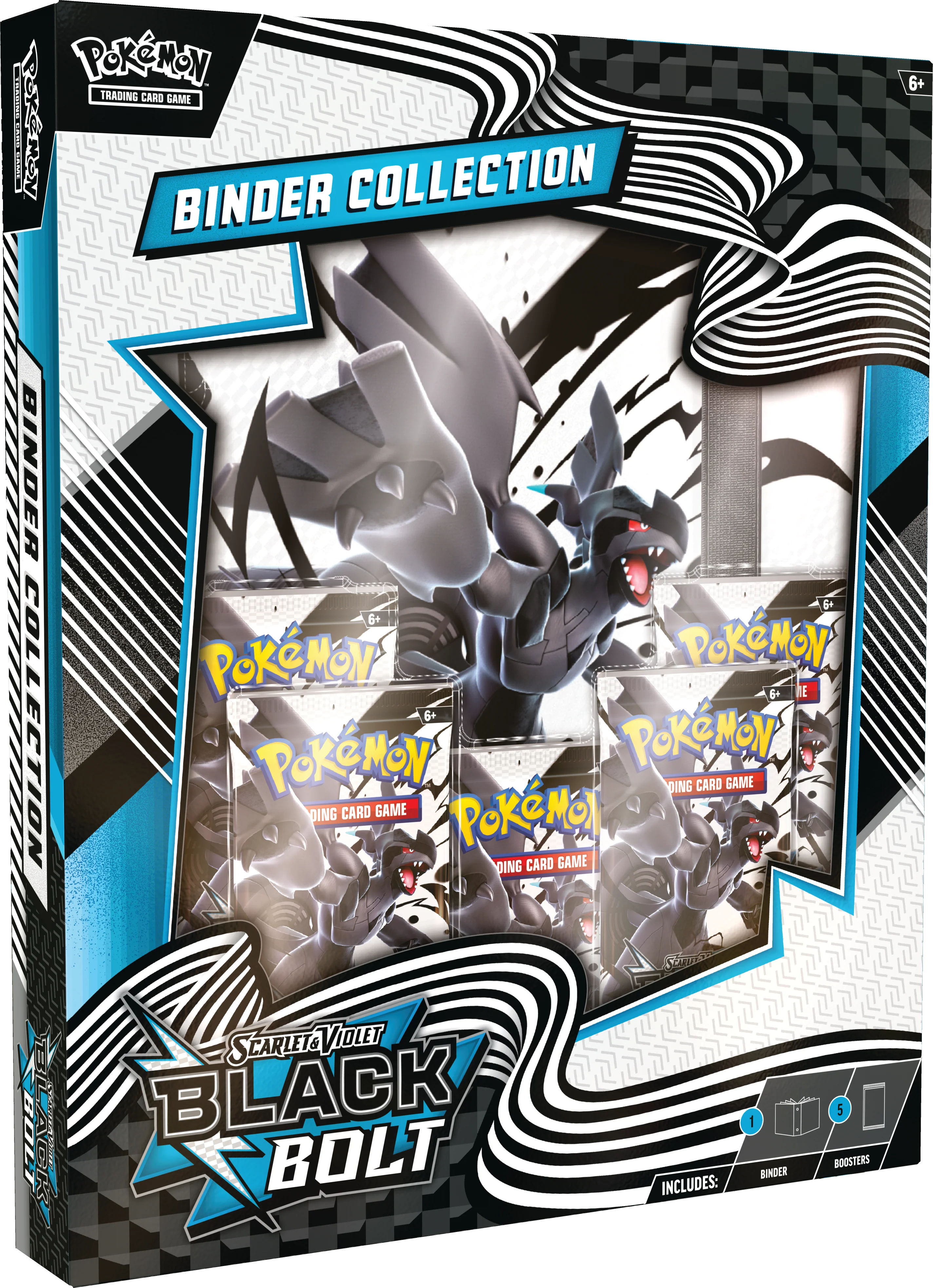 Pokemon TCG: Scarlet & Violet - Black Bolt - Binder Box