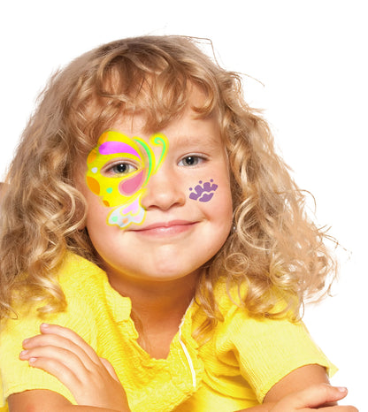 Avenir 6 Face Painting - Yellow