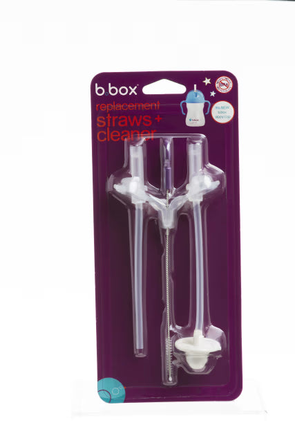 B.box Sippy Cup Replacement Straw and Cleaning Set