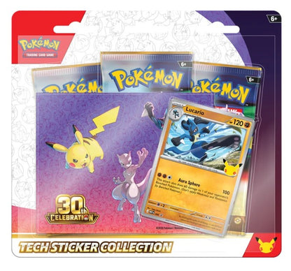 Pokemon TCG 30th Celebration Tech Sticker Blister Pre-order