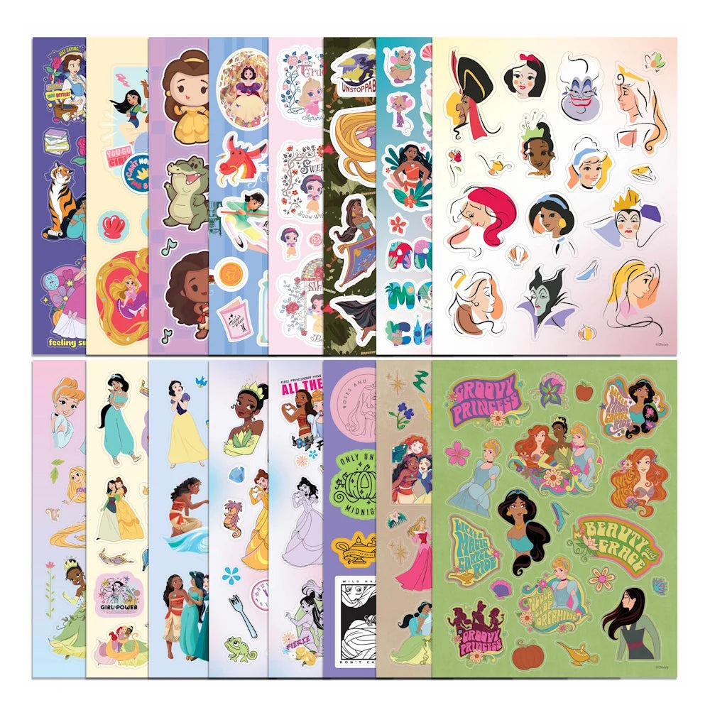 Kaleidoscope Sticker Bomb Disney Princess