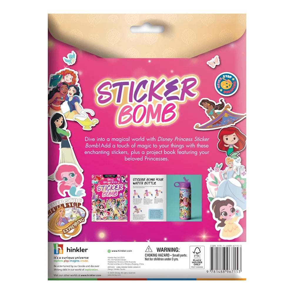 Kaleidoscope Sticker Bomb Disney Princess