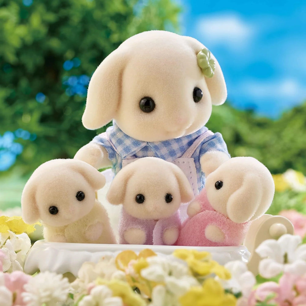 Sylvanian Families Flora Rabbit Family