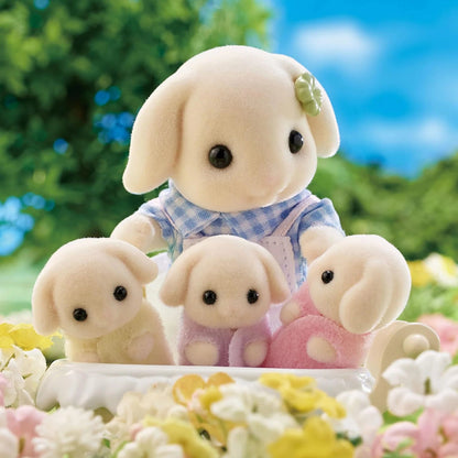 Sylvanian Families Flora Rabbit Family