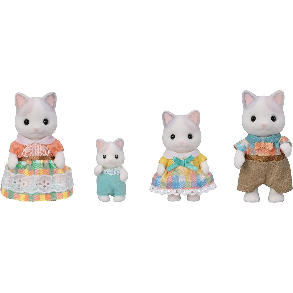 Sylvanian Families Latte Cat Family