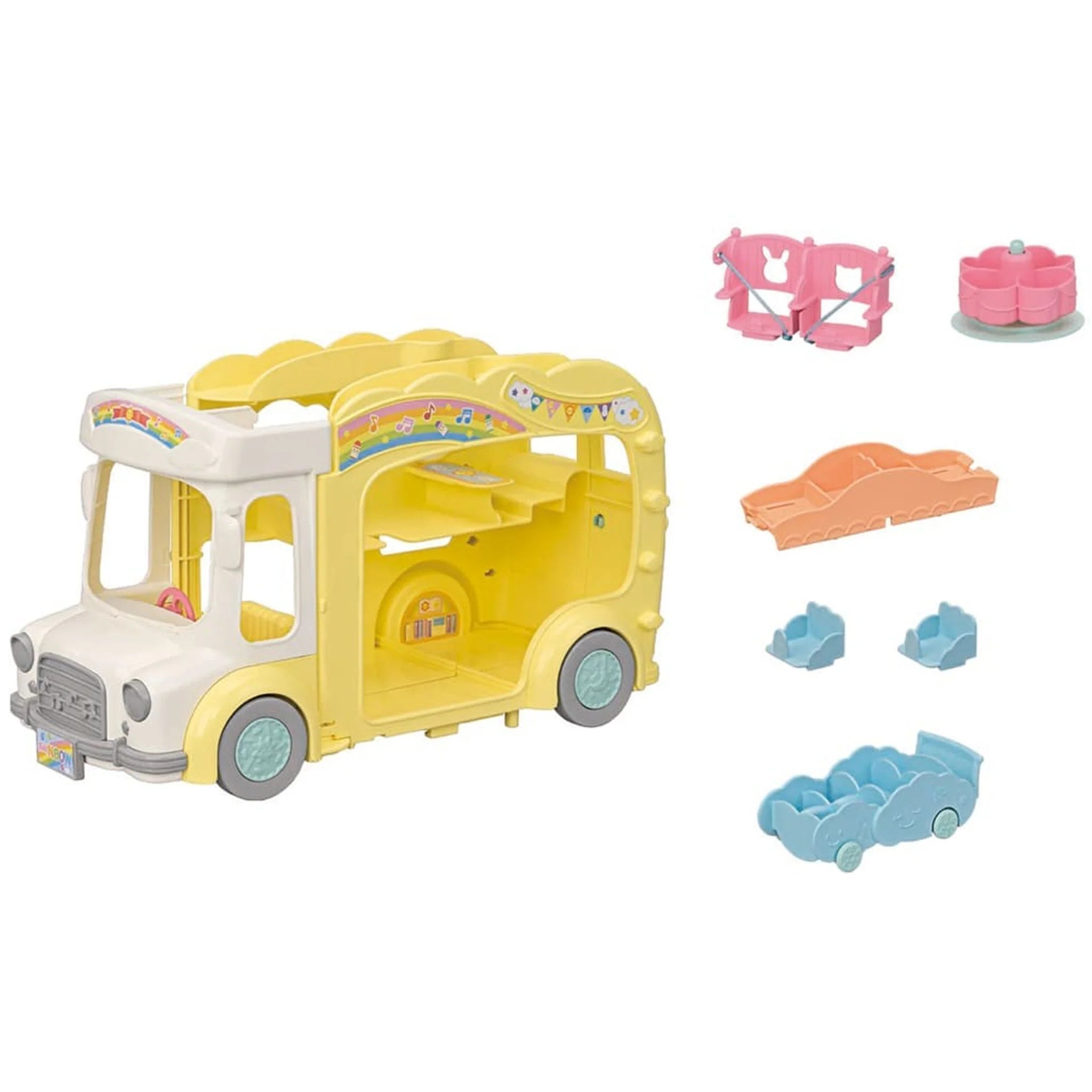 Sylvanian Families Rainbow Fun Nursery Bus