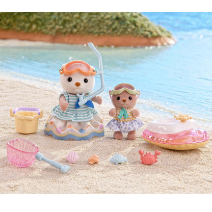 Sylvanian Families - Sea Otter Sisters-Splashy Snorkel Set
