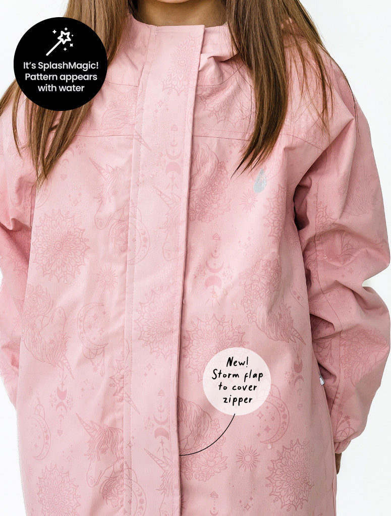 Therm SplashMagic Storm Jacket - Dusky Pink | Celestial Unicorn