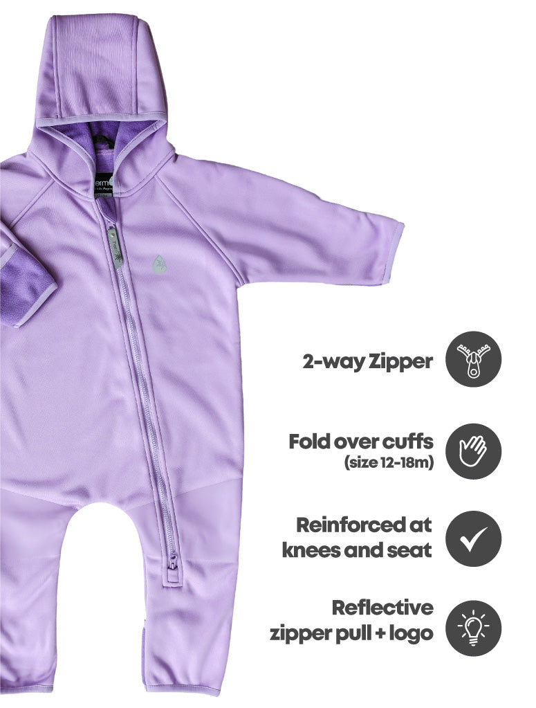 Therm All-Weather Fleece Onesie - Periwinkle