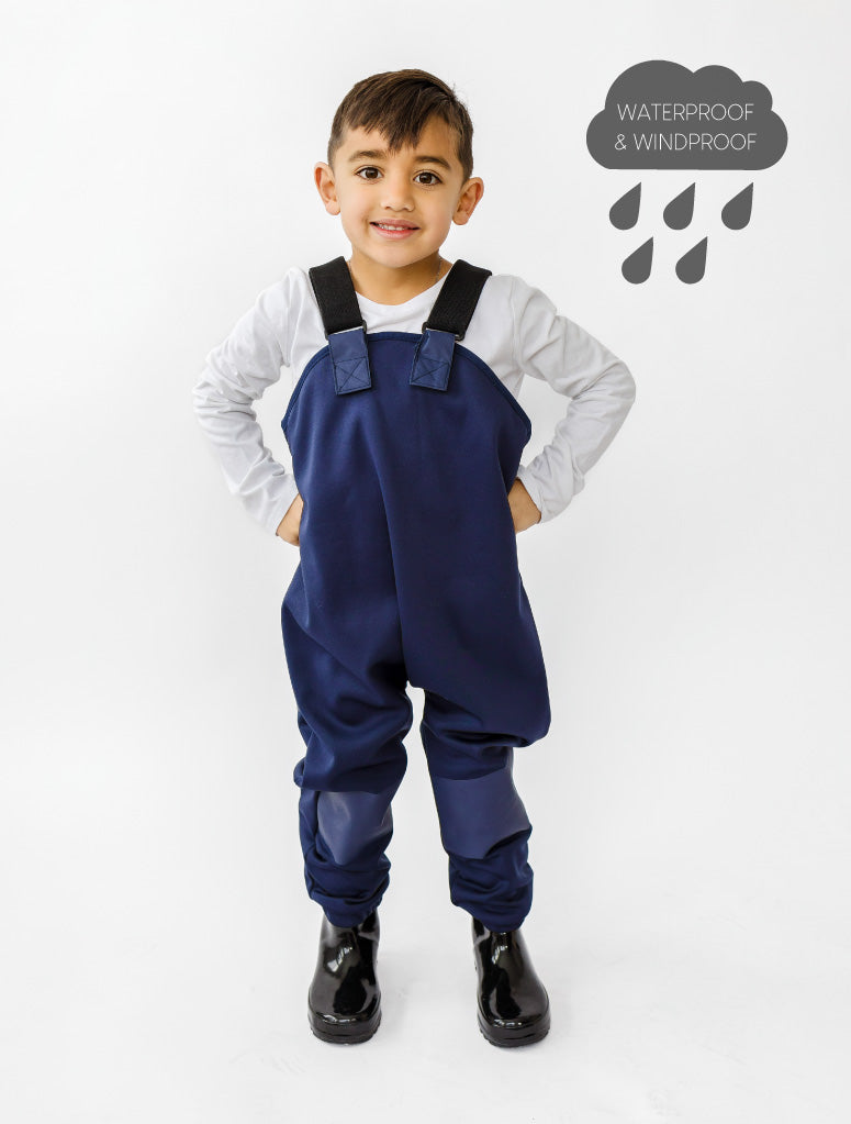 Therm All-Weather Fleece Overalls - Navy