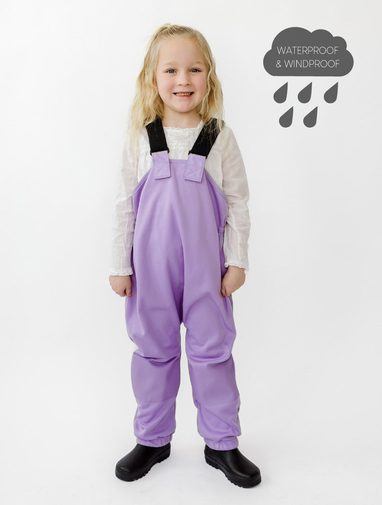 Therm All-Weather Fleece Overalls - Periwinkle