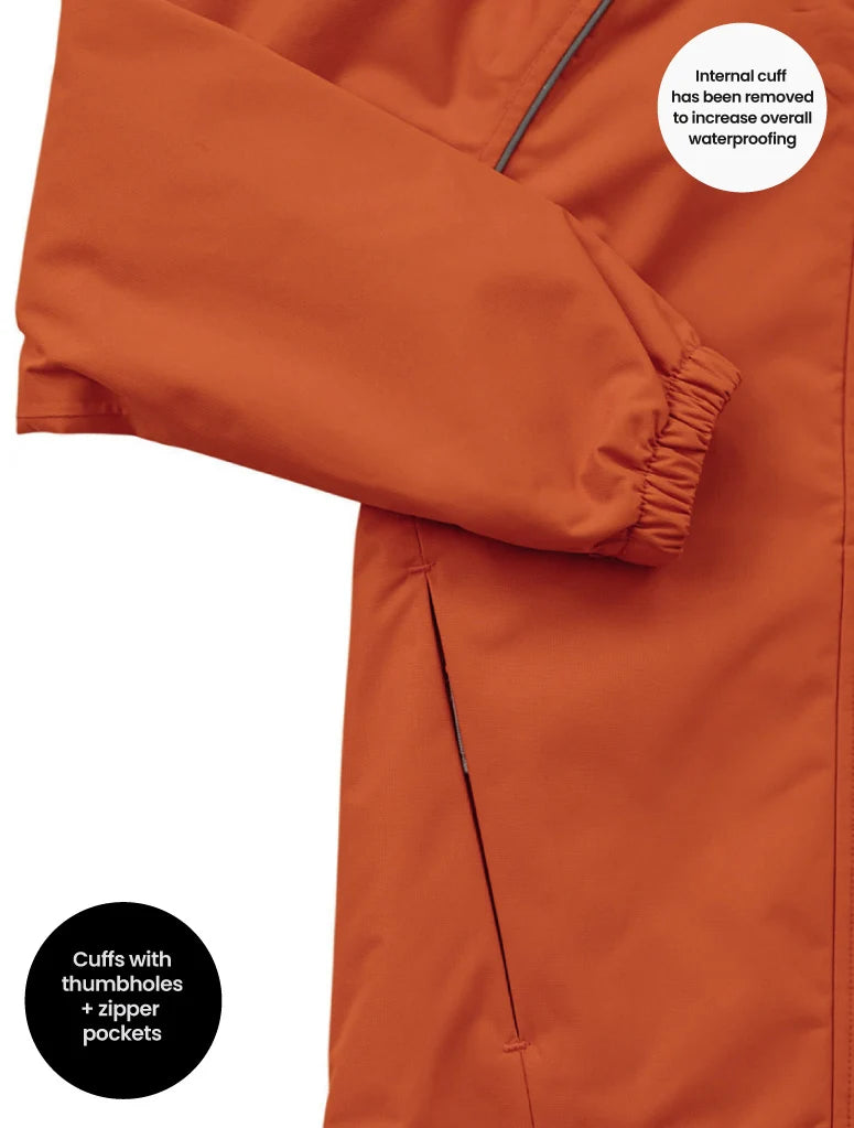 Therm SplashMagic Storm Jacket - Burnt Orange | Space Pals