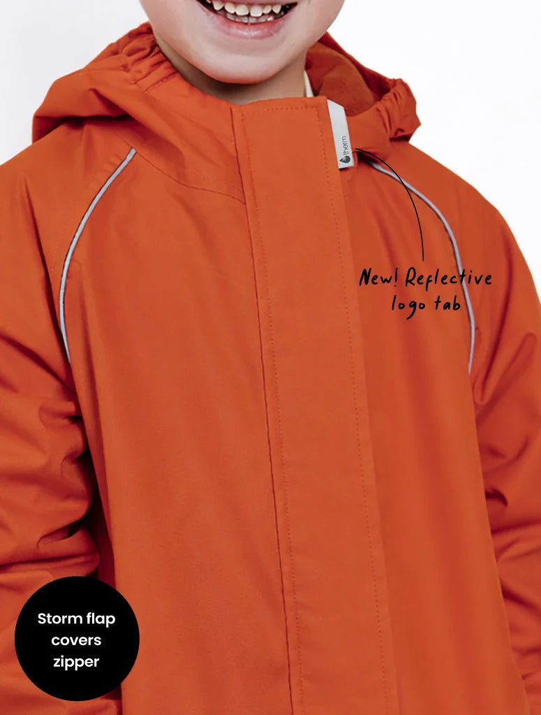 Therm SplashMagic Storm Jacket - Burnt Orange | Space Pals
