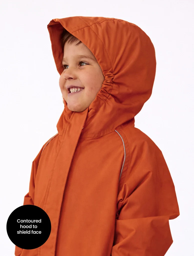 Therm SplashMagic Storm Jacket - Burnt Orange | Space Pals