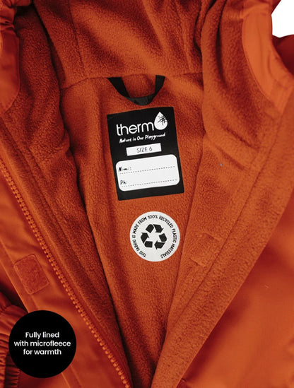 Therm SplashMagic Storm Jacket - Burnt Orange | Space Pals