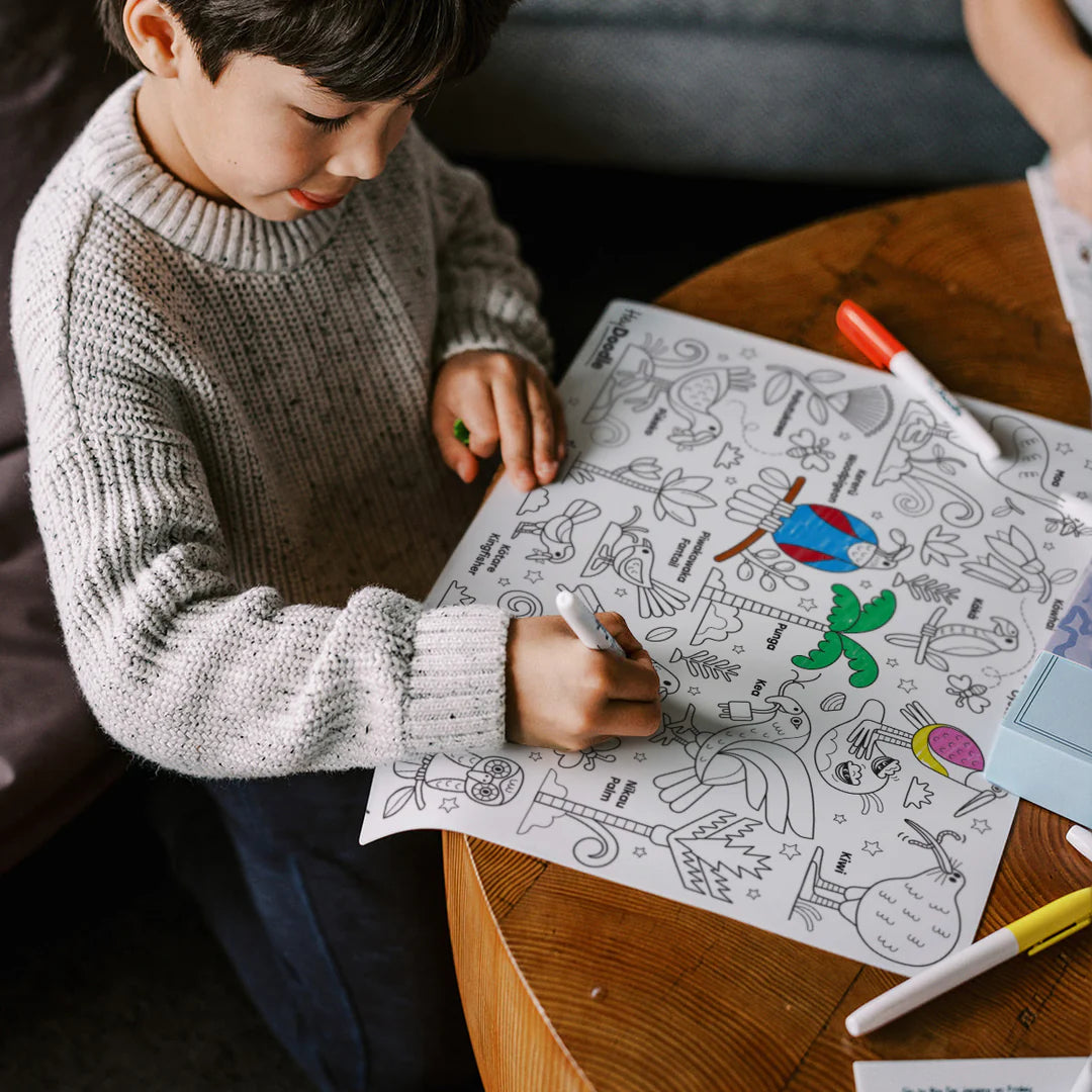 HeyDoodle - Wild of Aotearoa Large Playmat