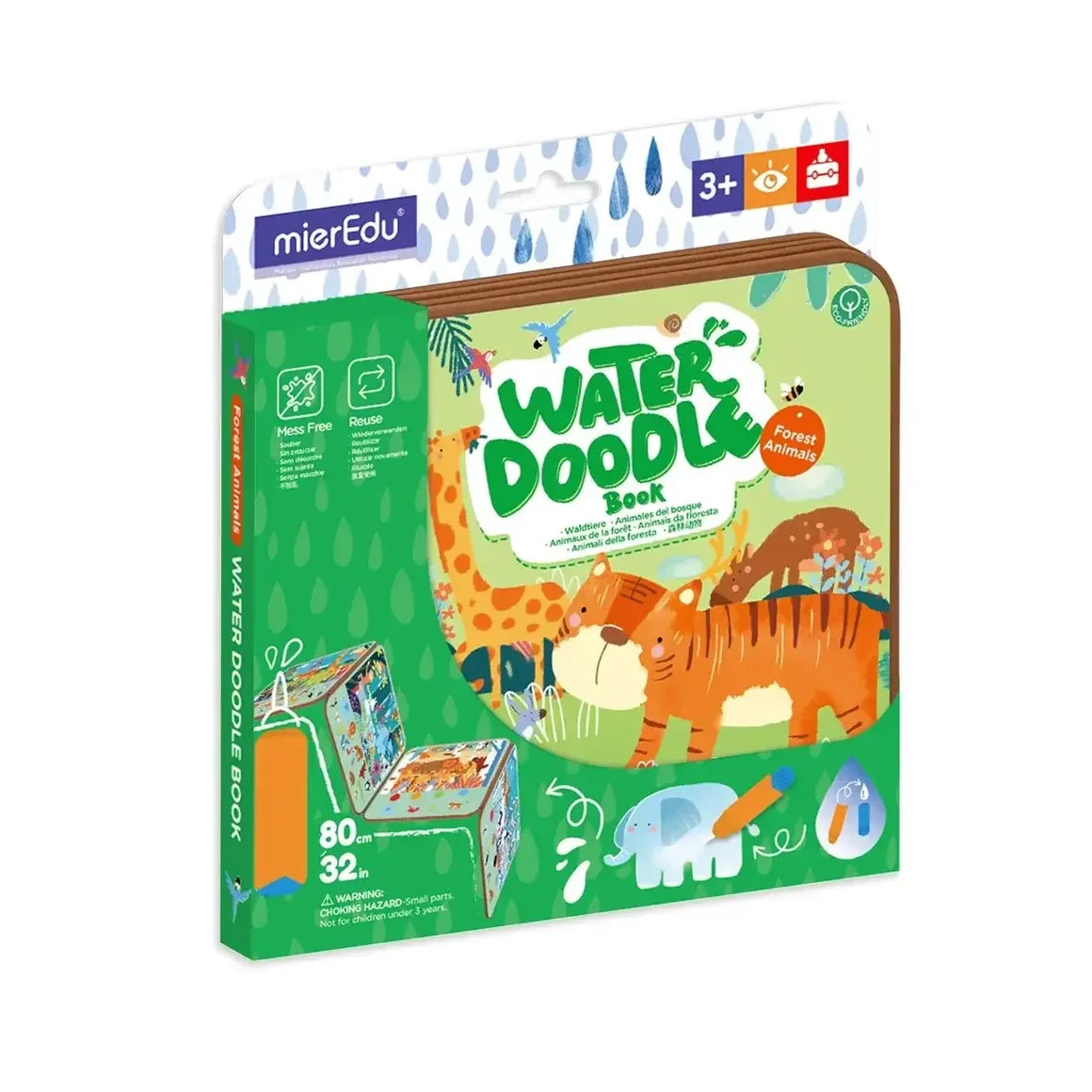 Magic Water Doodle Book - Jungle Animals
