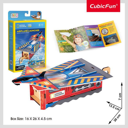 National Geographic Cubic Fun 3D Puzzle - Airplane Launcher