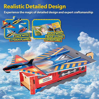 National Geographic Cubic Fun 3D Puzzle - Airplane Launcher