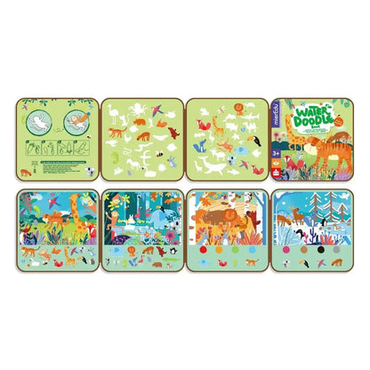 Magic Water Doodle Book - Jungle Animals