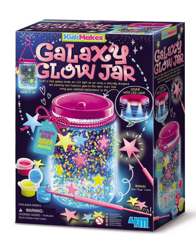 4M: KidzMaker - Galaxy Glow Jar