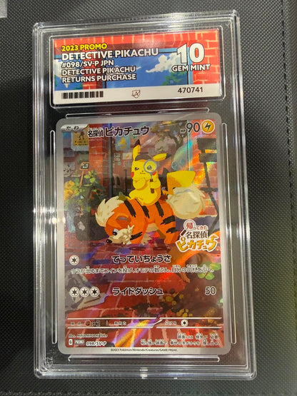 Pokemon Single Detective Pikachu (JP) Scarlet & Violet Promo JP Promo 098/SV-P ACE10
