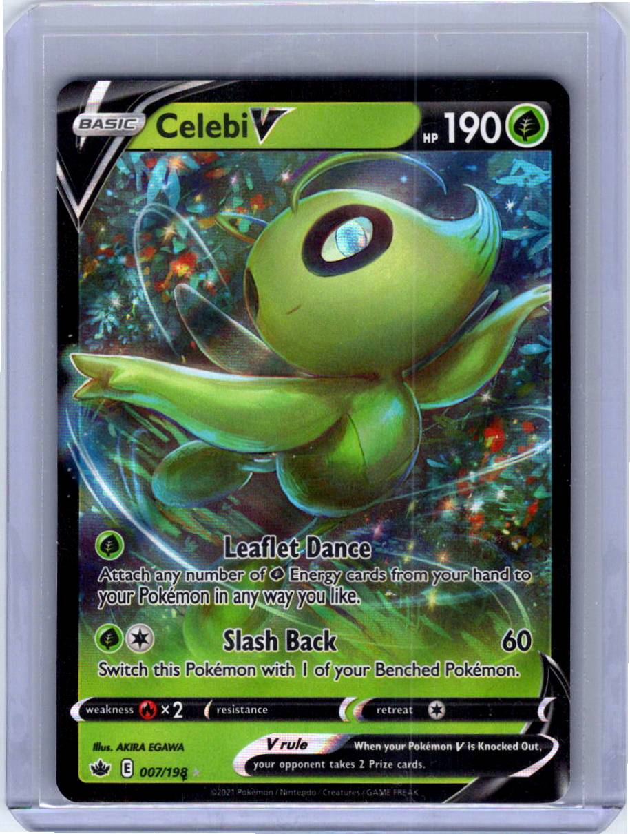 Pokemon Single Celebi V Chilling Reign Ultra Rare 007/198