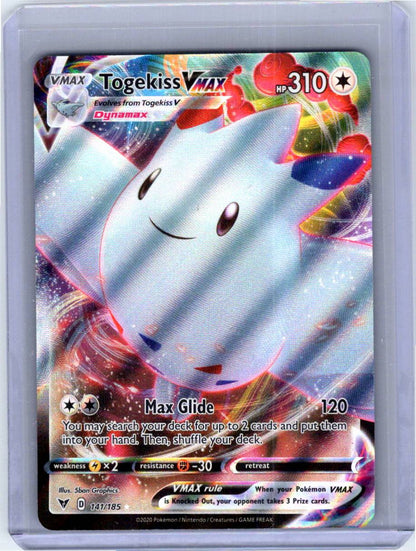 Pokemon Single Togekiss VMAX Vivid Voltage Ultra Rare 141/185